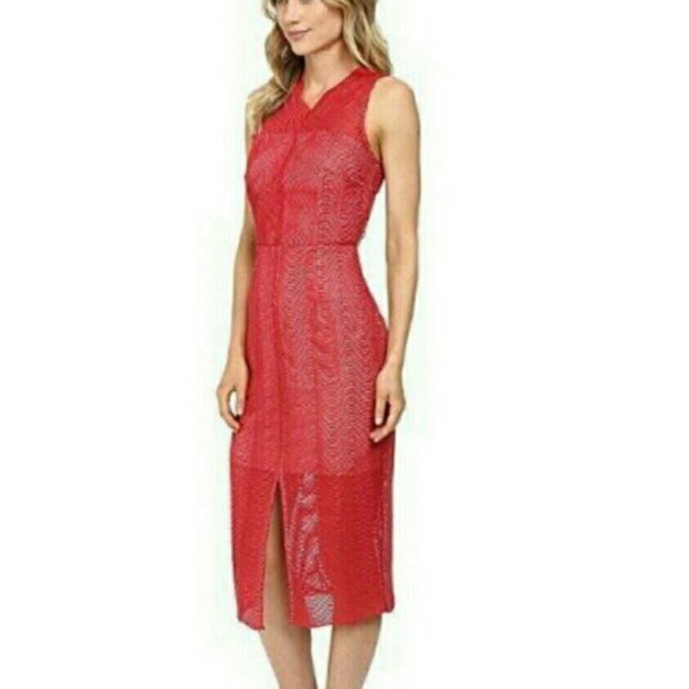 EUC Keepsake Think Twice Lace Dress Size M